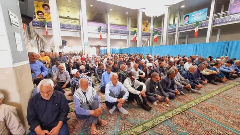 تصاویر/ اقامه نماز جمعه شهرستان رابر