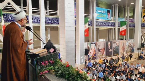 تصاویر/ اقامه نماز جمعه شهرستان رابر