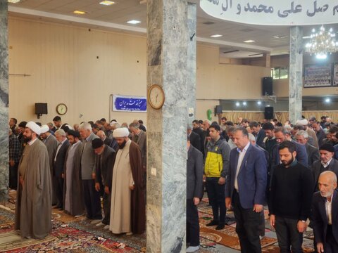 تصاویر/ آیین عبادی سیاسی نماز جمعه چایپاره