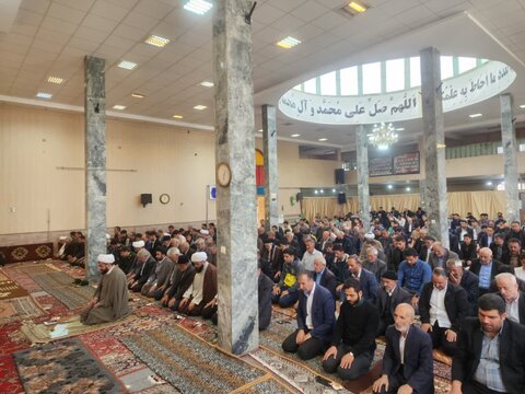 تصاویر/ آیین عبادی سیاسی نماز جمعه چایپاره