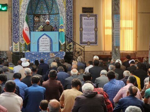 تصاویر/ آیین عبادی سیاسی نماز جمعه چایپاره