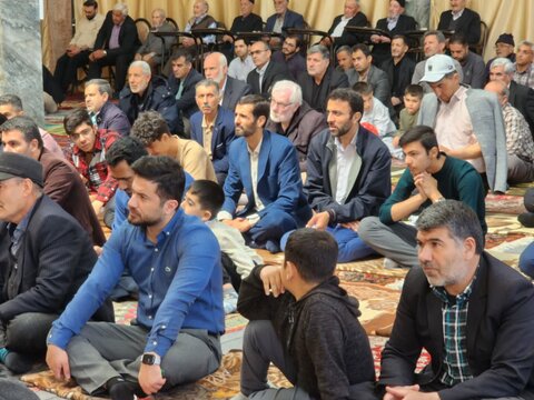 تصاویر/ آیین عبادی سیاسی نماز جمعه چایپاره