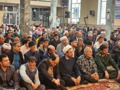 تصاویر/ آیین عبادی سیاسی نماز جمعه چایپاره