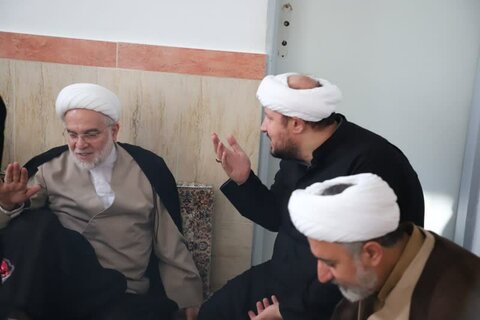 تصاویر/ سرکشی مدیر حوزه علمیه کردستان در معیت حجت‌الاسلام والمسلمین پورذهبی از روحانیون و ائمه جمعه قروه