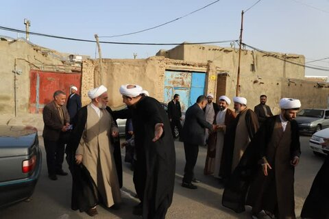 تصاویر/ سرکشی مدیر حوزه علمیه کردستان در معیت حجت‌الاسلام والمسلمین پورذهبی از روحانیون و ائمه جمعه قروه