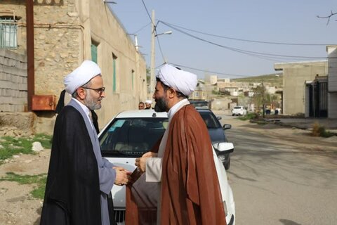 تصاویر/ سرکشی مدیر حوزه علمیه کردستان در معیت حجت‌الاسلام والمسلمین پورذهبی از روحانیون و ائمه جمعه قروه