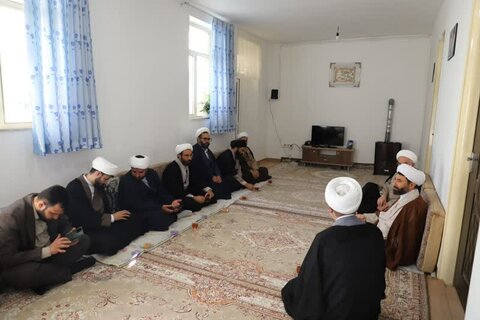 تصاویر/ سرکشی مدیر حوزه علمیه کردستان در معیت حجت‌الاسلام والمسلمین پورذهبی از روحانیون و ائمه جمعه قروه