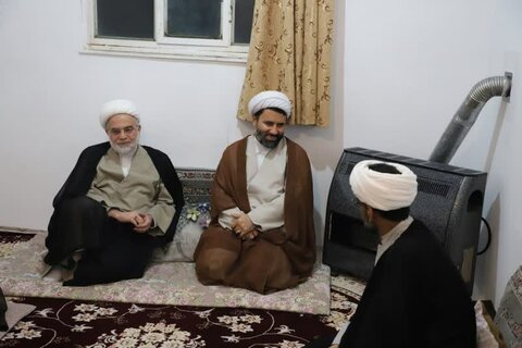 تصاویر/ سرکشی مدیر حوزه علمیه کردستان در معیت حجت‌الاسلام والمسلمین پورذهبی از روحانیون و ائمه جمعه قروه