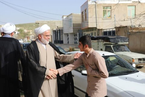 تصاویر/ سرکشی مدیر حوزه علمیه کردستان در معیت حجت‌الاسلام والمسلمین پورذهبی از روحانیون و ائمه جمعه قروه