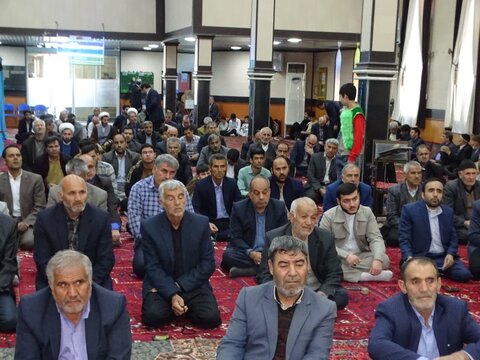 تصاویر/ آیین عبادی سیاسی نماز جمعه چهاربرج