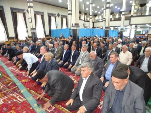 تصاویر/ آیین عبادی سیاسی نماز جمعه چهاربرج