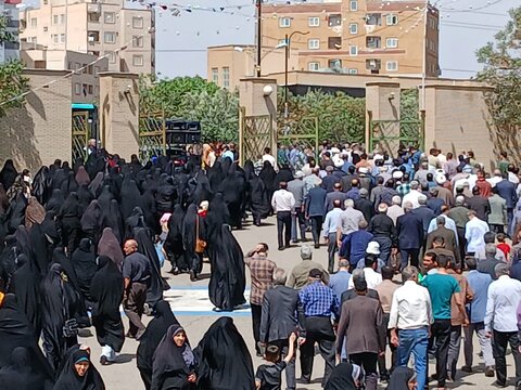 تصاویر/راهپیمایی خشم و انزجار علیه رژیم غاصب صهیونیستی در ساوه