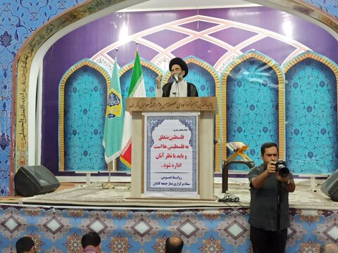 تصاویر/ نمازعبادی سیاسی جمعه کاشان