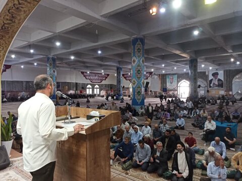 تصاویر/ نمازعبادی سیاسی جمعه کاشان