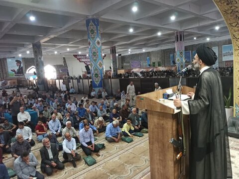 تصاویر/ نمازعبادی سیاسی جمعه کاشان