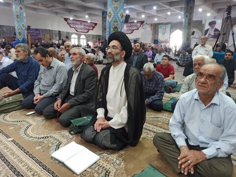 تصاویر/ نمازعبادی سیاسی جمعه کاشان