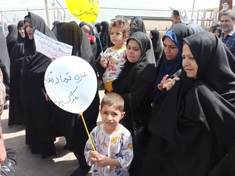 تصاویر/ برگزاری راهپیمایی علیه جنایات رژیم صهیونیستی در کاشان