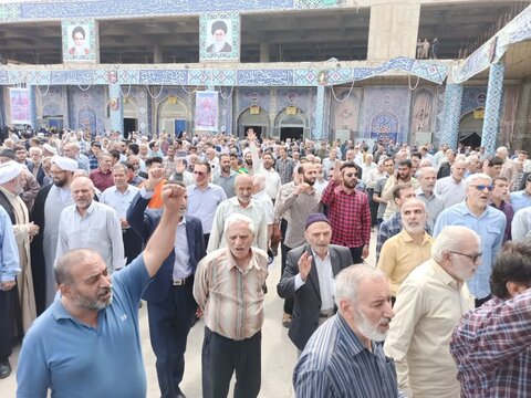 تصاویر/ برگزاری راهپیمایی علیه جنایات رژیم صهیونیستی در کاشان