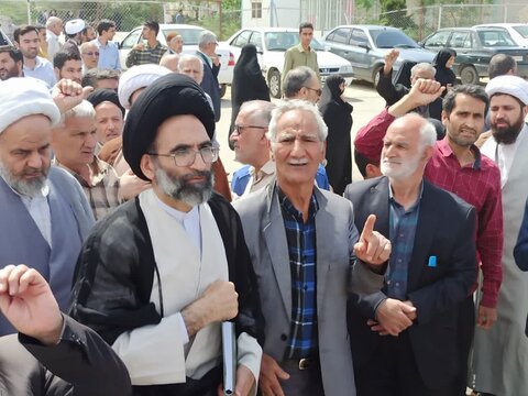 تصاویر/ برگزاری راهپیمایی علیه جنایات رژیم صهیونیستی در کاشان