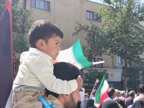 تصاویر/راهپیمایی مردم مشهد در حمایت از مردم مظلوم غزه