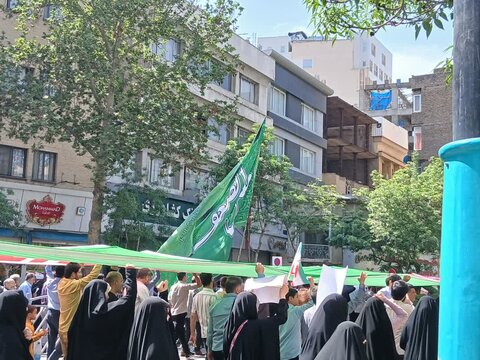 تصاویر/راهپیمایی مردم مشهد در حمایت از مردم مظلوم غزه