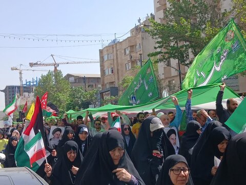 تصاویر/راهپیمایی مردم مشهد در حمایت از مردم مظلوم غزه