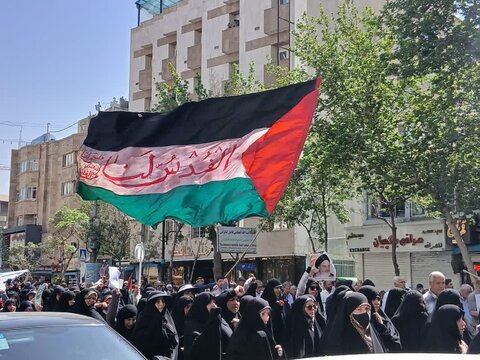 تصاویر/راهپیمایی مردم مشهد در حمایت از مردم مظلوم غزه