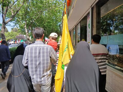 تصاویر/راهپیمایی مردم مشهد در حمایت از مردم مظلوم غزه