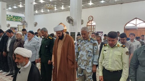 نماز جمعه بندرریگ به روایت تصویر