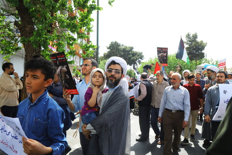 تصاویر / راهپیمایی مردم قم در محکومیت جنایات رژیم صهیونیستی و حمایت از مردم مظلوم غزه