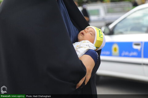 مظاهرات حاشدة في مدينة قم تنديداً بجرائم كيان الاحتلال ودعماً لغزة