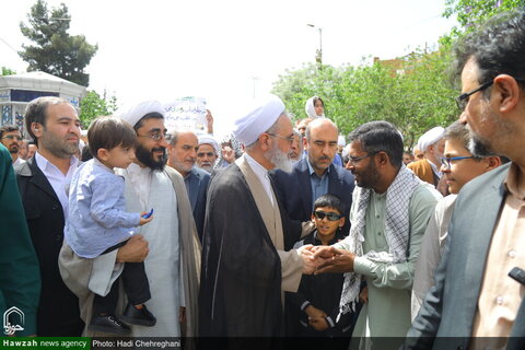 مظاهرات حاشدة في مدينة قم تنديداً بجرائم كيان الاحتلال ودعماً لغزة