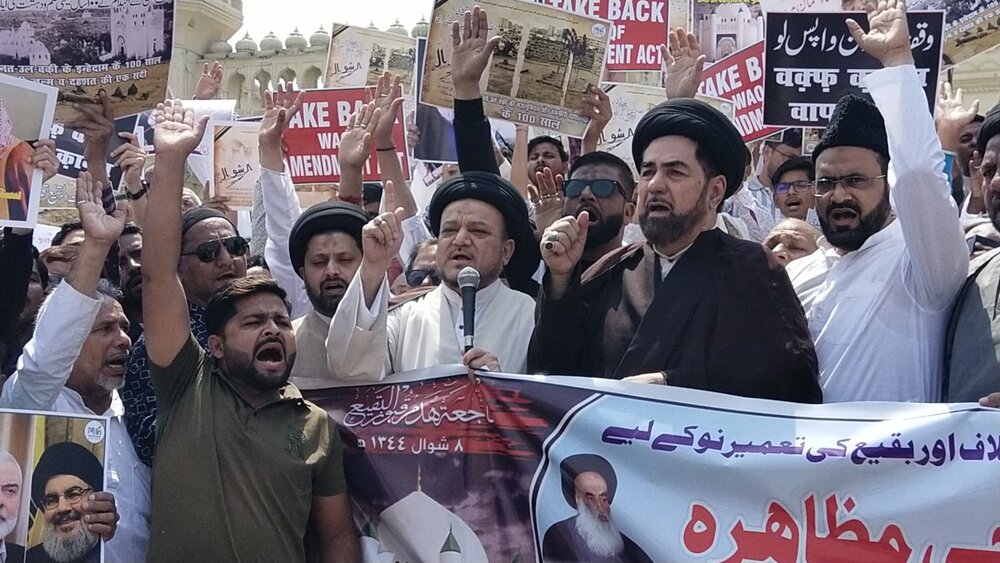 درخواست دبیرکل مجلس علمای هند برای بازسازی بقیع