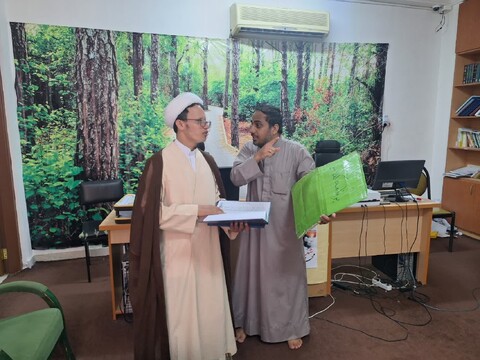 تصاویر/ بازدید معاونت‌های پژوهش، منابع انسانی،  امین مالی و مسئول فنی عمرانی از مدرسه علمیه آل البیت (ع) بندرلنگه