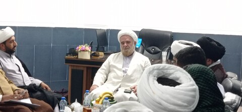 تصاویر/ درس اخلاق طلاب و مبلغین بخش سندرک