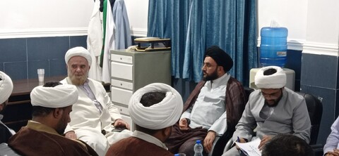 تصاویر/ درس اخلاق طلاب و مبلغین بخش سندرک