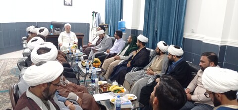 تصاویر/ درس اخلاق طلاب و مبلغین بخش سندرک