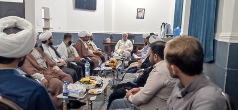 تصاویر/ درس اخلاق طلاب و مبلغین بخش سندرک