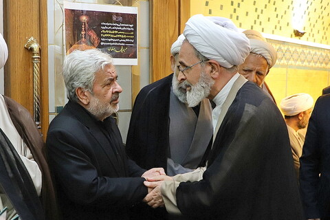 تصاویر/ مراسم یادبود درگذشت حاجیه خانم طاهره قمی