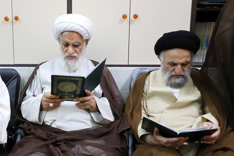 تصاویر/ مراسم یادبود درگذشت حاجیه خانم طاهره قمی