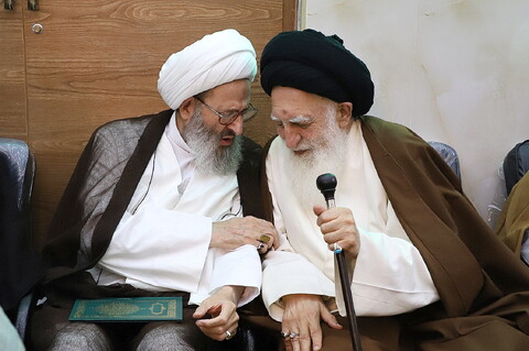 تصاویر/ مراسم یادبود درگذشت حاجیه خانم طاهره قمی