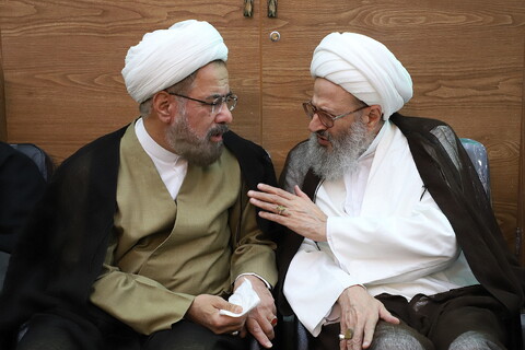 تصاویر/ مراسم یادبود درگذشت حاجیه خانم طاهره قمی