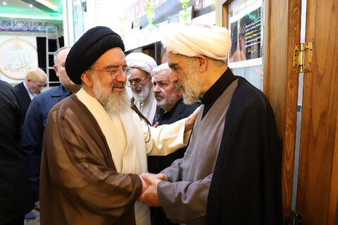 تصاویر/ مراسم یادبود درگذشت حاجیه خانم طاهره قمی