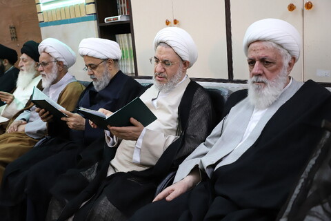 تصاویر/ مراسم یادبود درگذشت حاجیه خانم طاهره قمی