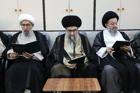 تصاویر/ مراسم یادبود درگذشت حاجیه خانم طاهره قمی