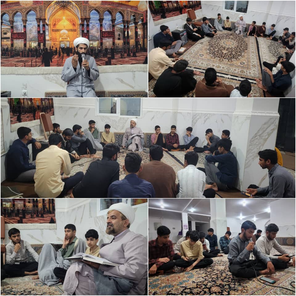 مراسم عزاداری سالروز شهادت حضرت حمزه(ع) در مدارس علمیه هرمزگان+عکس