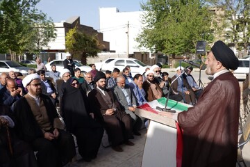 تصاویر/ آیین کلنگ زنی بازسازی مسجد حضرت جوادالائمه(ع) خرم آباد