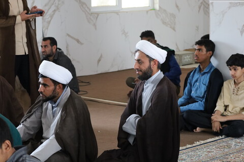 تصاویر/ بازدید نماینده ولی فقیه. مدیر حوزه علمیه و استاندار هرمزگان از مدرسه علمیه امام علی  (ع) میناب