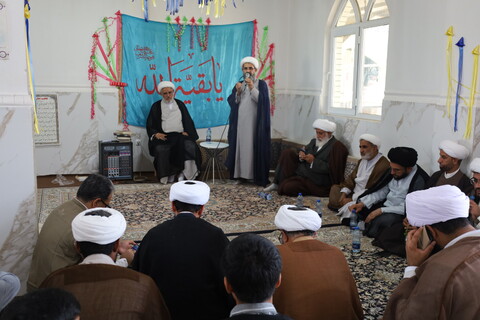 تصاویر/ بازدید نماینده ولی فقیه. مدیر حوزه علمیه و استاندار هرمزگان از مدرسه علمیه امام علی  (ع) میناب