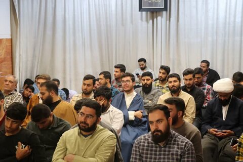 تصاویر| درس اخلاق مدرسه علمیه منصوریه